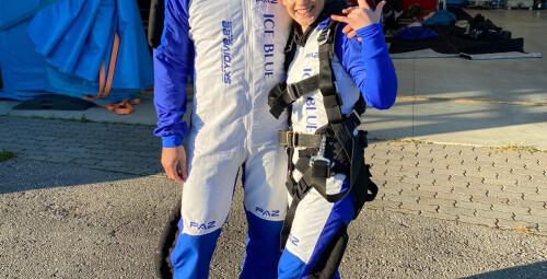 Тандемный прыжок с парашютом (с высоты 4000 м) + видео #7