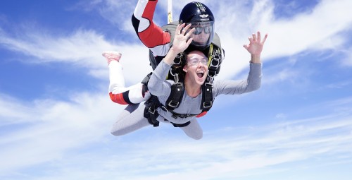 Тандемный прыжок с парашютом (с высоты 4000 м) + видео #8