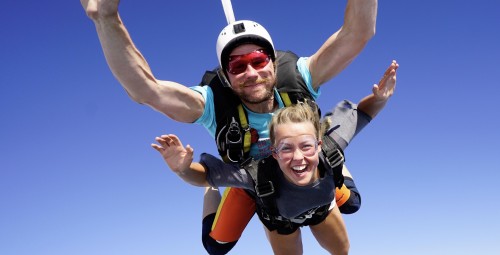 Тандемный прыжок с парашютом (с высоты 4000 м) + видео #6