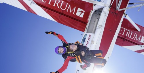 Тандемный прыжок с парашютом (с высоты 4000 м) + видео #2