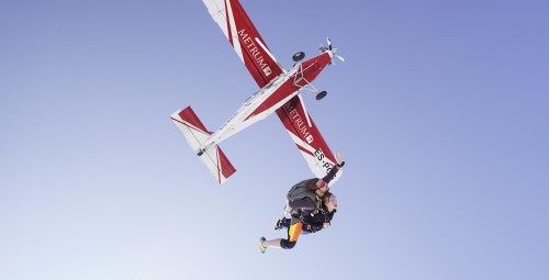 Тандемный прыжок с парашютом (с высоты 4000 м) + видео #4