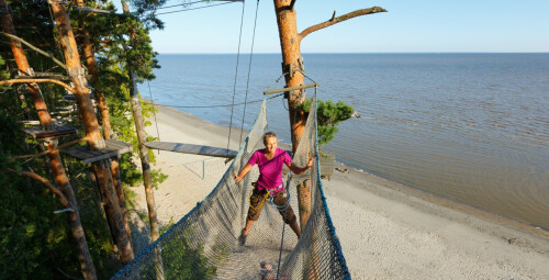 Põnev seiklusrada täiskasvanule Valgeranna seikluspargis #1