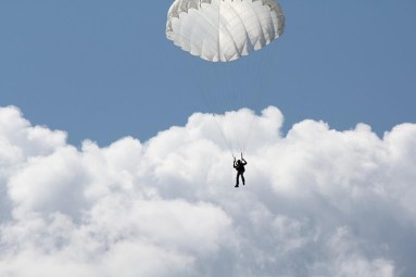 Самостоятельный прыжок с парашютом + видео #2