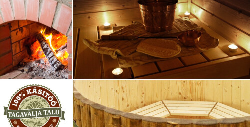 Пакет впечатлений в целебной мистической бане по-черному хутора Тагавялья Волость Мяэтагусе #1