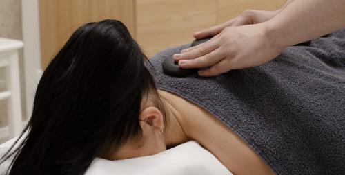 Массаж лавовыми камнями #4