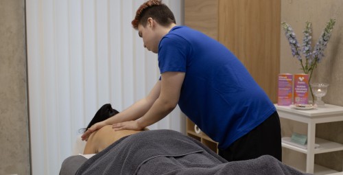 Массаж лавовыми камнями #3