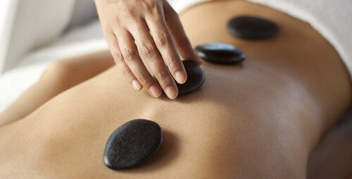 Массаж лавовыми камнями #1