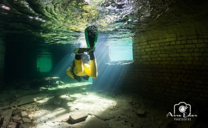 Ныряние в подводных развалинах тюрьмы  #2