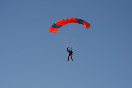 Курс обучения прыжкам с парашютом и самостоятельный прыжок на парашюте типа «крыло»