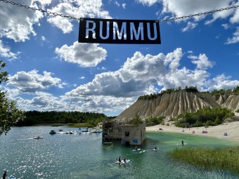 SUP-(Aerusurfi) matk Rummu järvel koos maagilise tuhamäe külastusega #2
