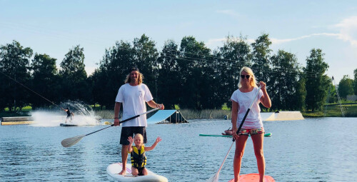 Водные развлечения на доске для серфинга, каноэ или байдарке вдвоем на озере Рахинге Купальная зона Рахинге, Тартумаа #3