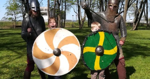 Детский день рождения с викингами #1