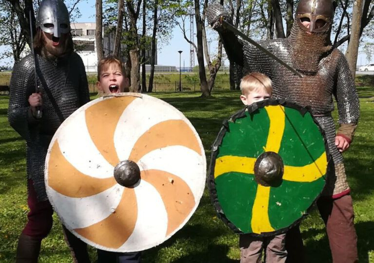 Детский день рождения с викингами