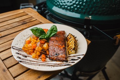 Весёлый курс гриля с ужином из четырёх блюд #1