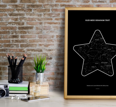 Карта звездного неба: карта звездного неба на момент важного события в вашей жизни станет стильным элементом вашего интерьера.