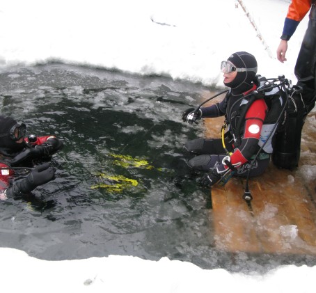 Padi Icediver ehk jääsukeldumise kursus