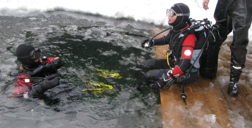 Padi Icedive, jääsukeldumine, kursus