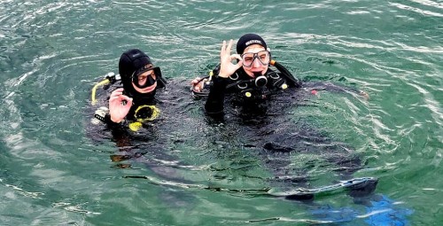 Пробное погружение с берега #3