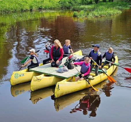 Parvematk Taevaskoja paisjärvel
