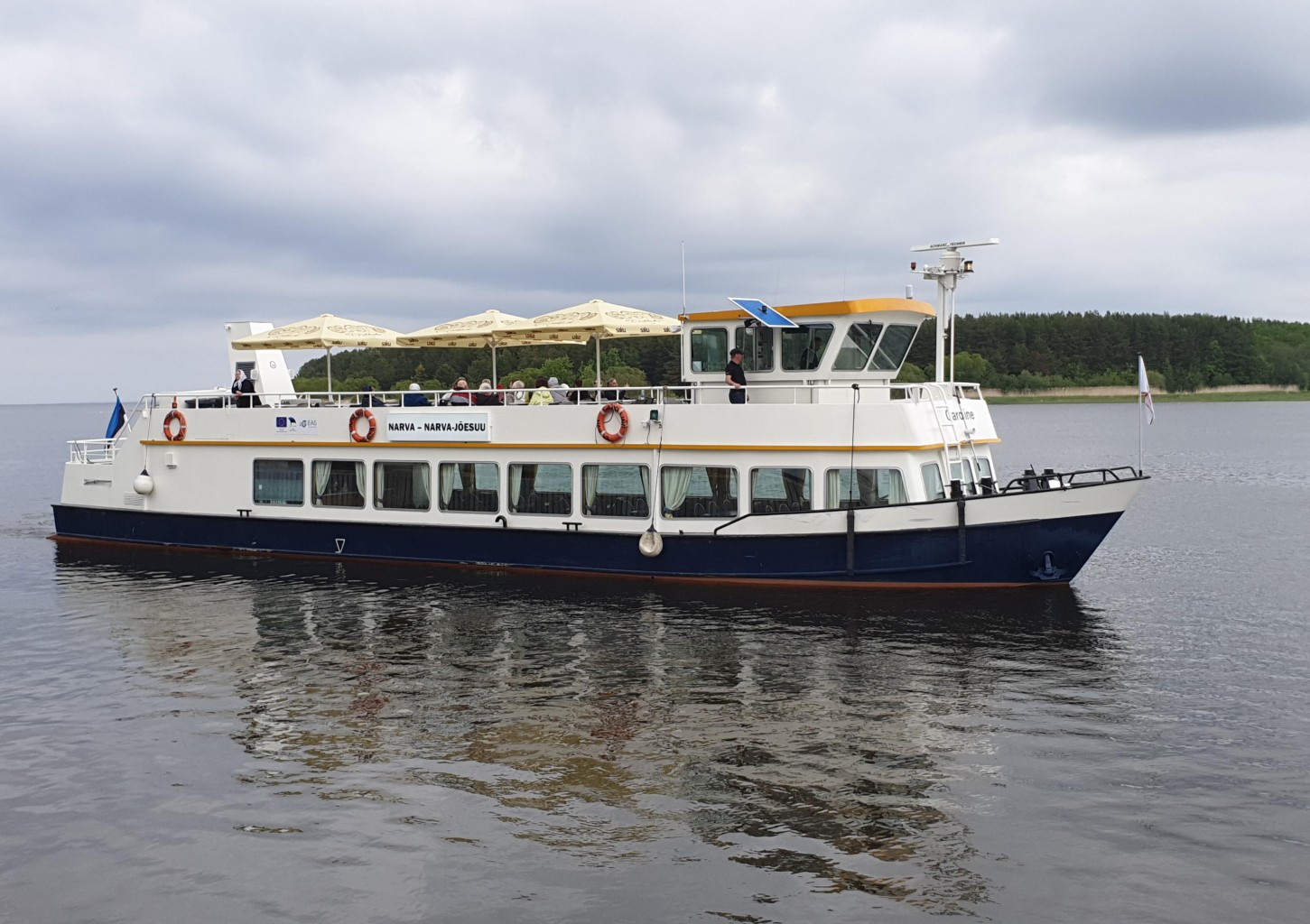 Laevasõit Narva jõelaeval Caroline