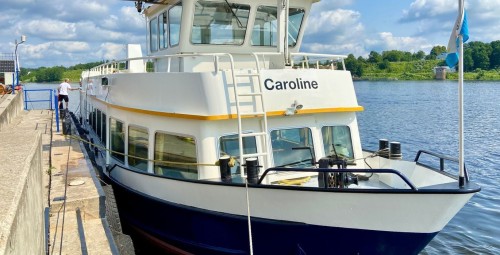 Прогулка по реке Нарова на речном трамвайчике Caroline #7