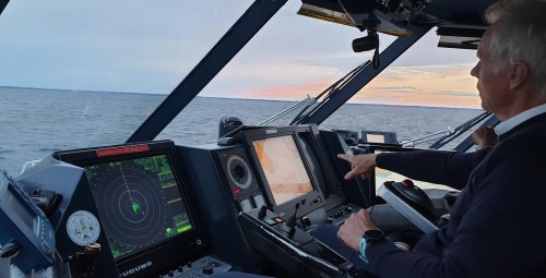 Perepäev Aegnal, laev Vegtind, kaptenisilla külastus #4