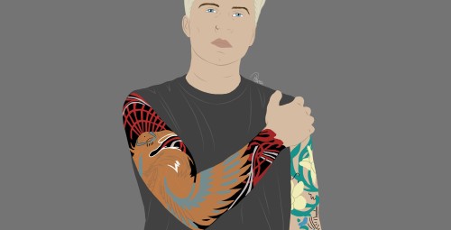 Digitaaljoonistus endast või sõbrast, digitaalkunsti kunstnik Kätriin #2