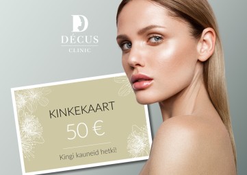 Красота на ваш вкус – подарочная карта на 50 евро, клиники красоты Decus #1