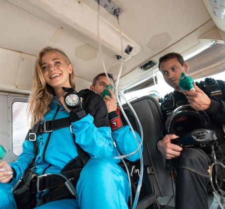 "Oxygen Jump 5.5 km" - unikaalne tandemhüpe 5500 m kõrguselt