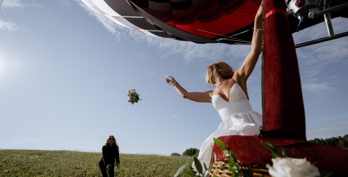 Приватный романтический полет на воздушном шаре для двоих B2Fly #1