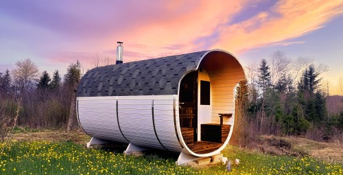 Гостиничный пакет с ночлегом в глэмпинге с напитками и сауной Bubble House #3