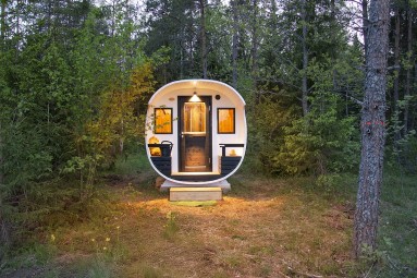 Majutuspakett kuppeltelgis, saun ja joogid, Bubble House Sauel #6