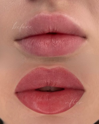 Подчеркните свою красоту перманентным макияжем – акварельный татуаж губ