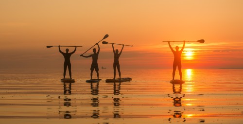 Päikeseloojangu SUP matk Surfy surfikoolis kahele, Haven Kakumäe aerusurf #6