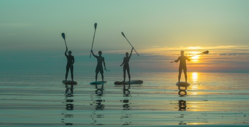 Закатная прогулка на SUP-досках от Surfy для компании #1