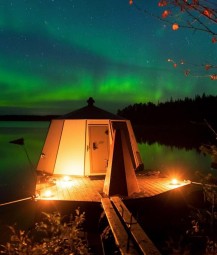 Ночь в плавучем стеклянном домике-иглу в Швеции - Peace & Quiet Nature Hotel #6