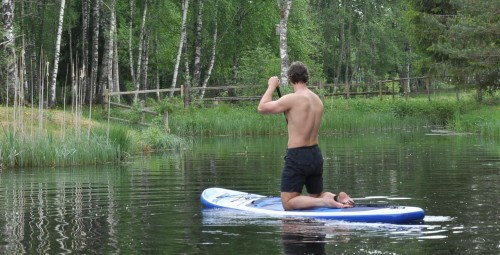 SUP-laua seiklus Vana-Veskis, aerusurf #1