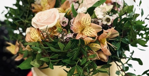 Jõulupärja, samblapildi, lillekarbi valmistamine, floristika, töötoad seltkonnale #3