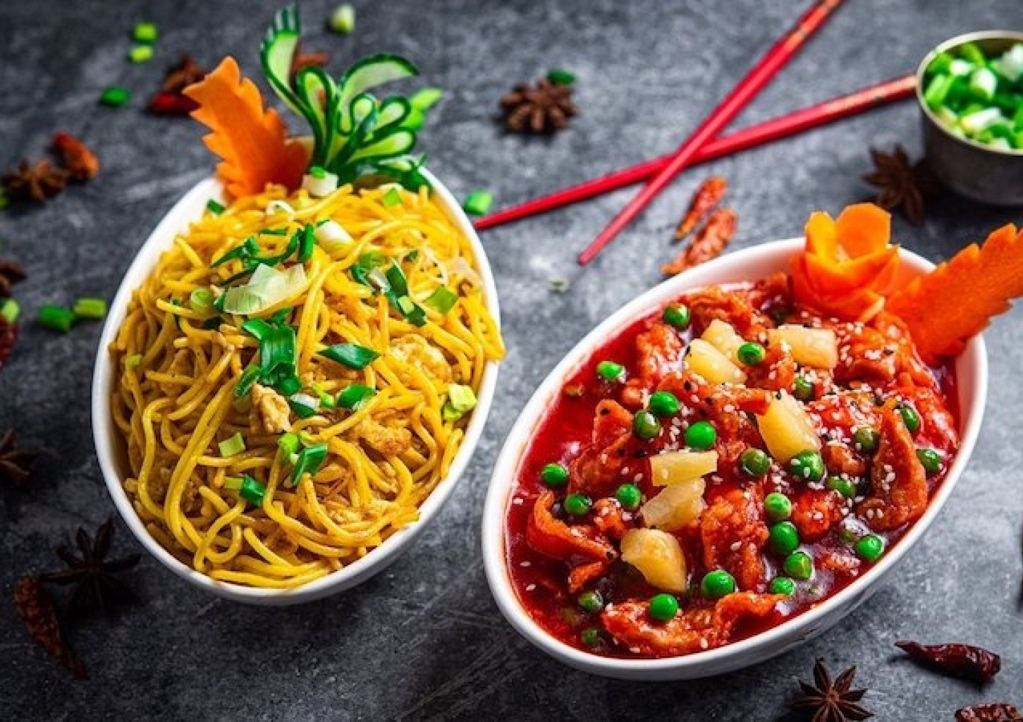 Ужин на двоих в ресторане Green Chilli