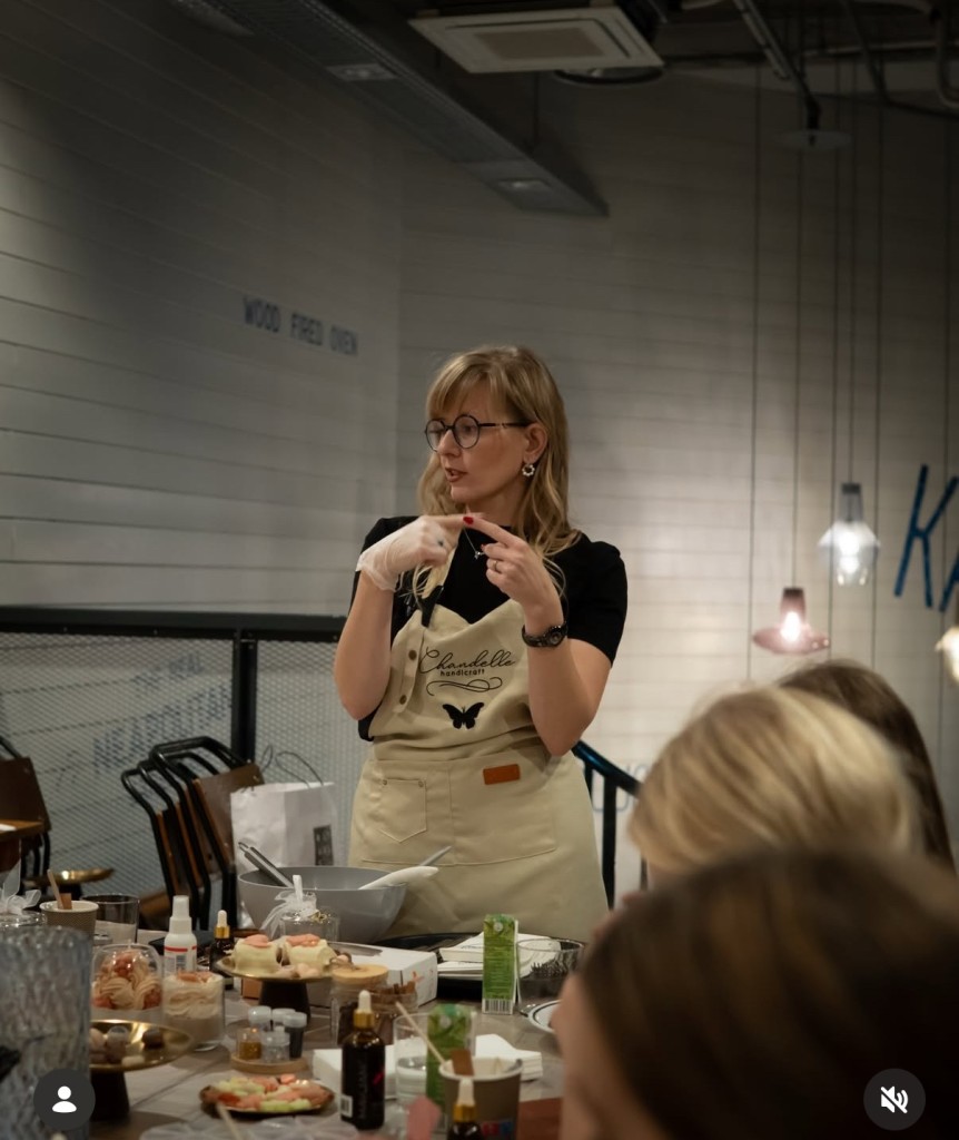 Laste sünnipäev Chandelle Handicraft küünalde valmistamise töötoas