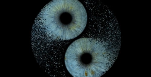 Художественная фотография радужки с печатью A4 для четверых #5