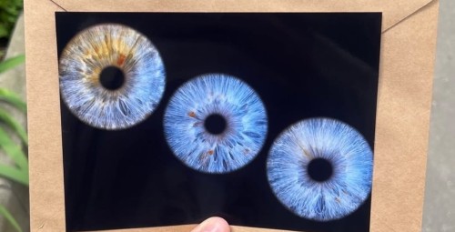 Художественная фотография радужки с печатью A4 для четверых #11