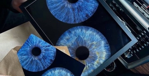 Художественная фотография радужки с печатью A4 для четверых #3