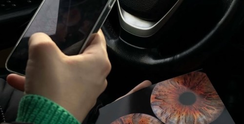 Художественная фотография радужки с печатью A4 для четверых #1