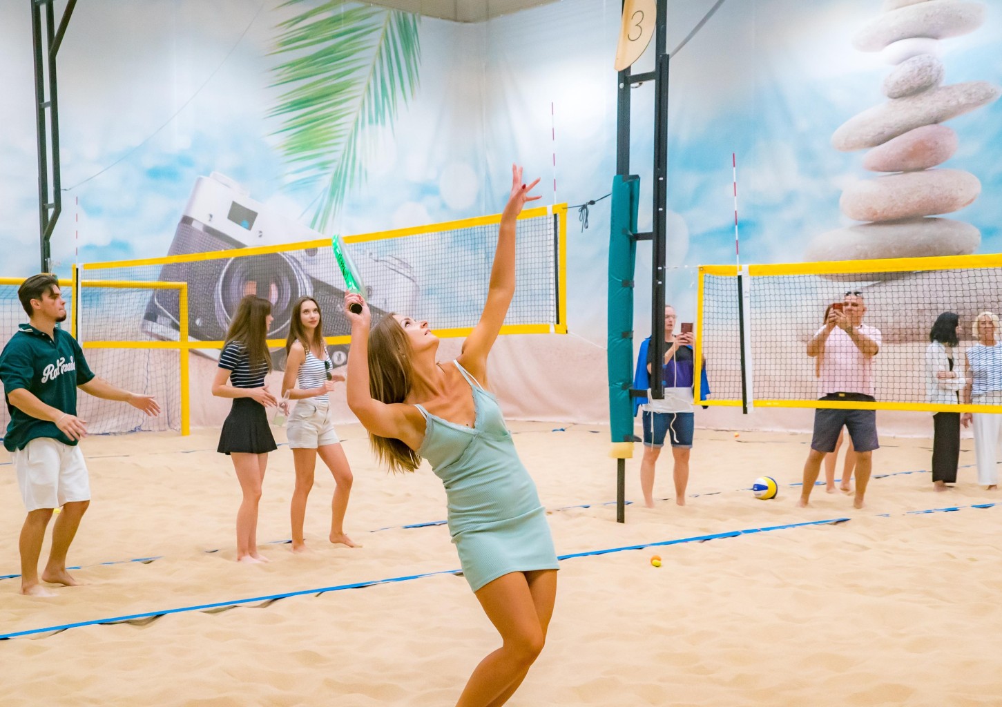 Пакет пляжного тенниса для четверых