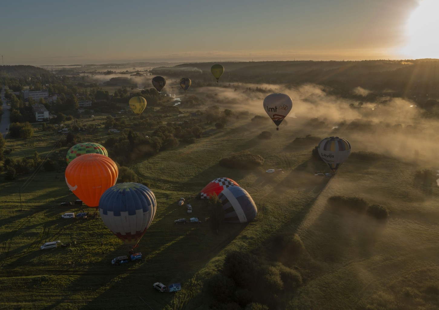 Полет на воздушном шаре для семьи