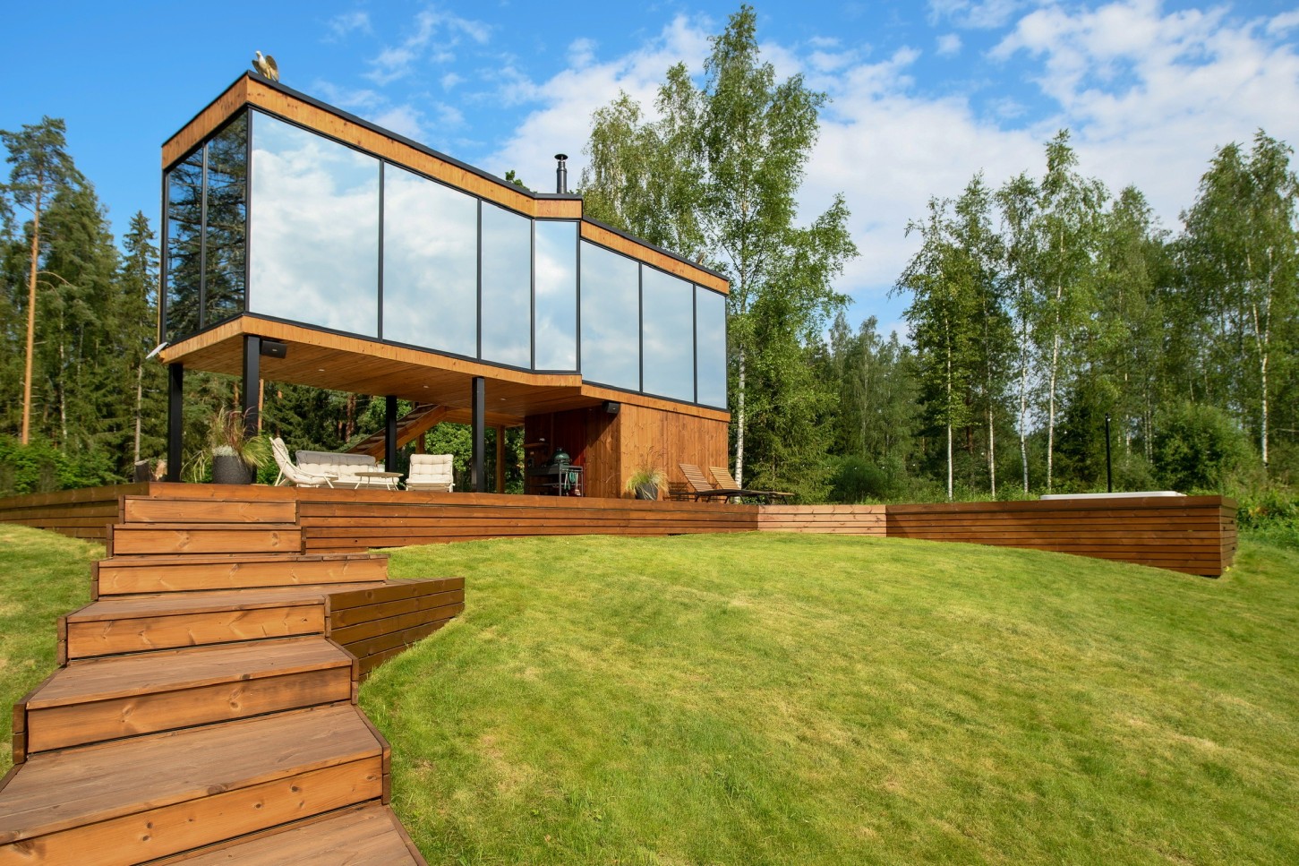 Роскошный отдых в минивилле Luxury Resort Ojasaarõ в Вырумаа