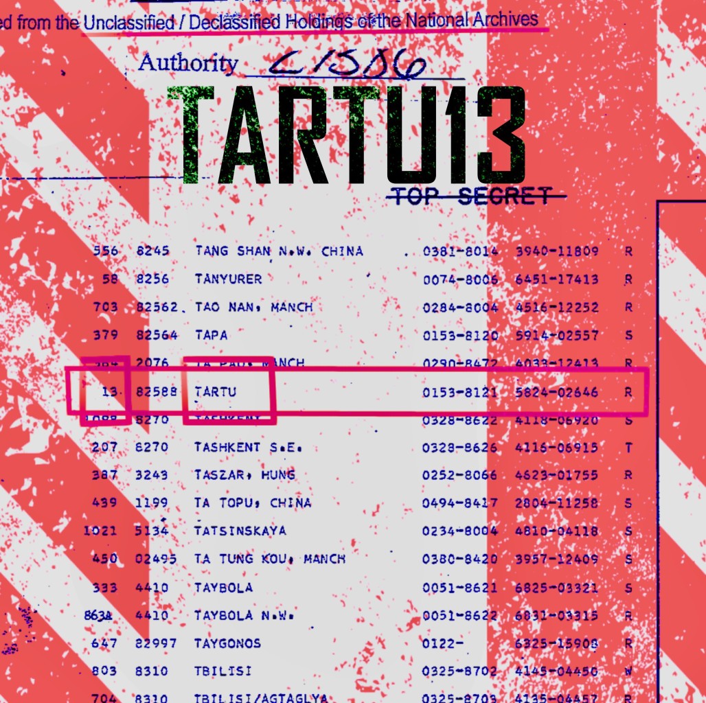 Tartu13: маршрут по пяти бункерам