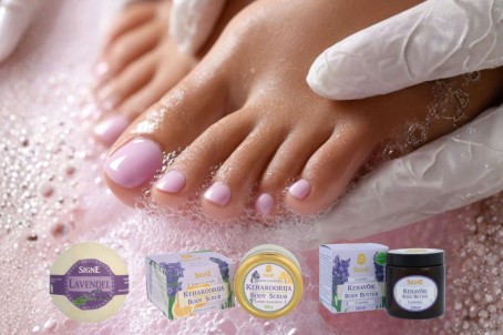 Signe Seebid siidine lavendli pediküür